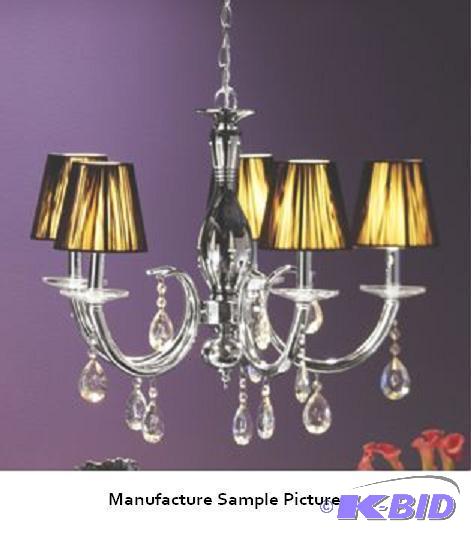 lot 22 image: Pendant Chandelier - This chandelier melds th...