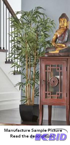 lot 43 image: Bamboo Tree in Metal Planter - Bring serene e...