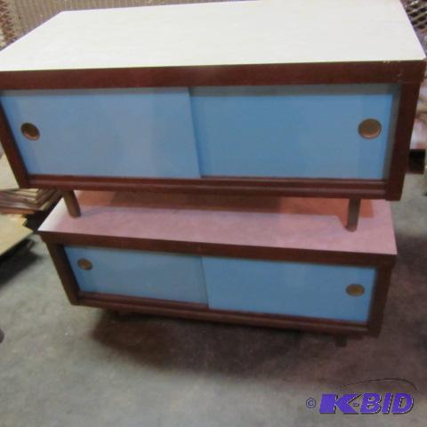 Pair Vintage Cabinets