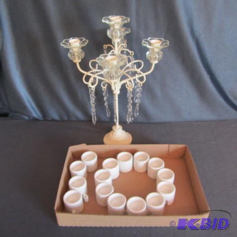 Ikea & Metal Candelabras