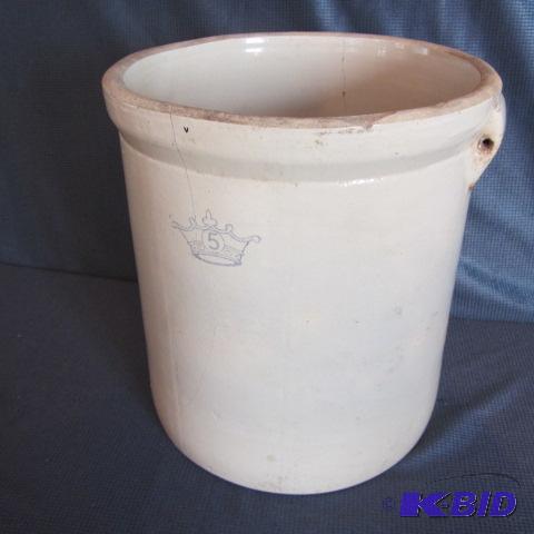 Crown 5 Gallon Crock