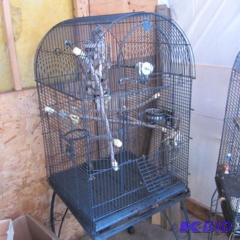 Large Bird Cage on Stand