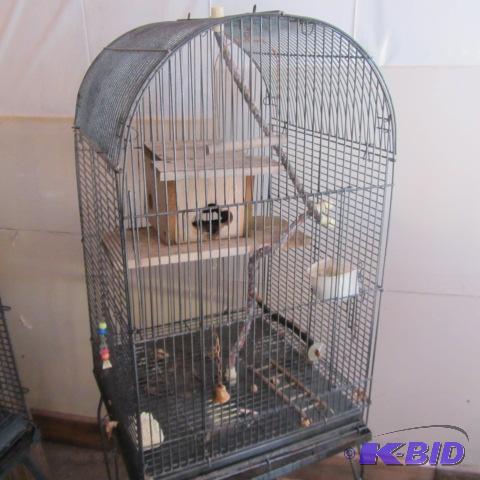 Large Bird Cage on Stand