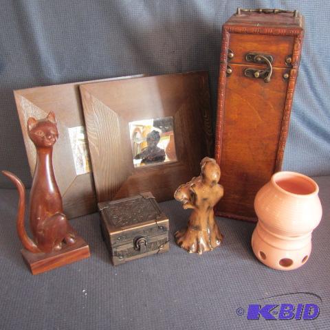 Wine Box, Cat, Dresser Box