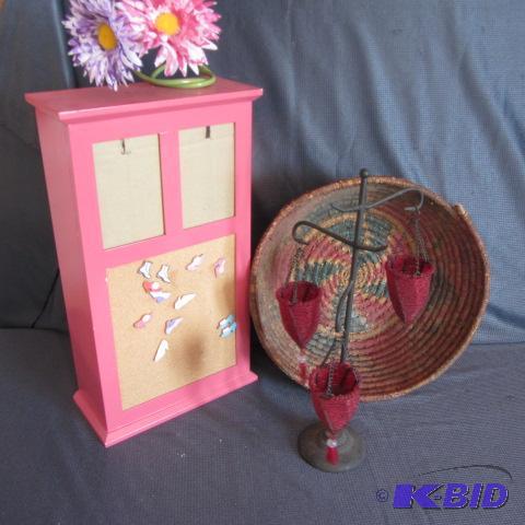 Woven Basket, Magazine Holder