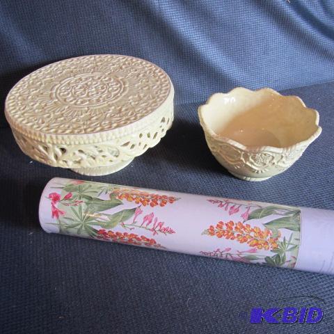 Cake Stand, Bowl, Runner