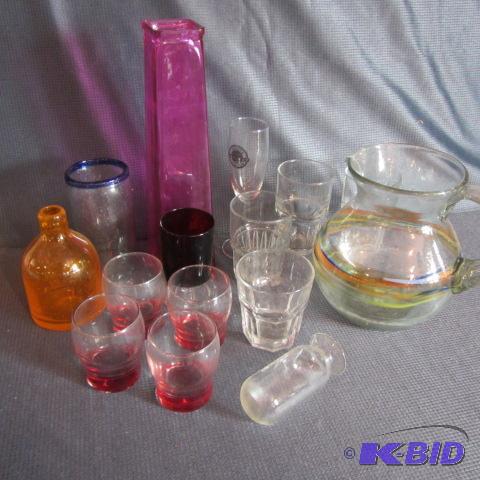 Vases, Pitcher, Glasses
