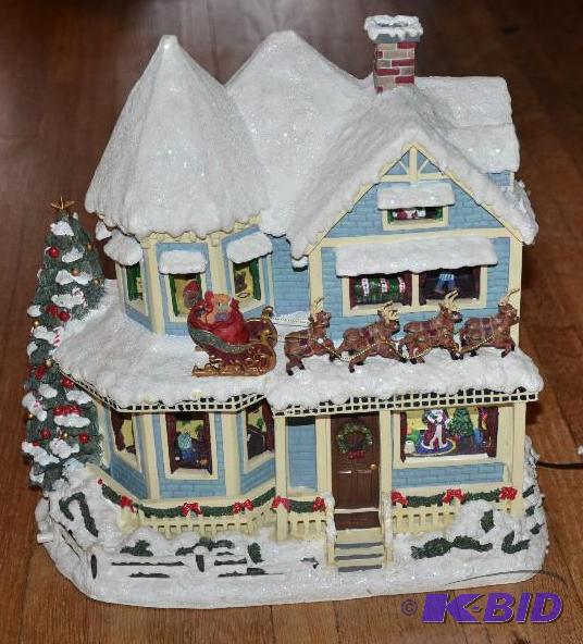 lot 120 image: The Night Before Christmas, musical lighted c...