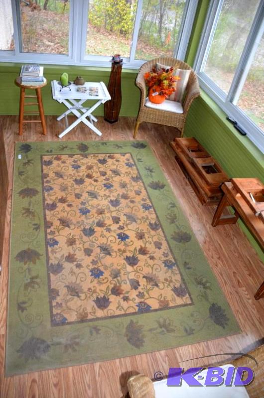 lot 158 image: area rug 5 x 8 feet...