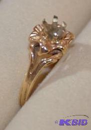 lot 17 image: 14k Gold ring with no stone...