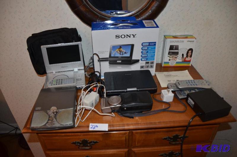 lot 188 image: Electronics,- Sony DVD player DVP-FX810 Sharp...