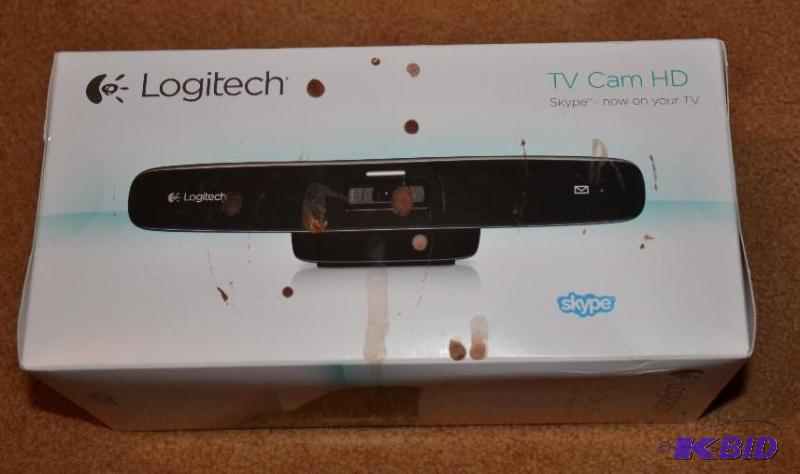 lot 191 image: New in box Logitech TV cam HD Skype on your T...