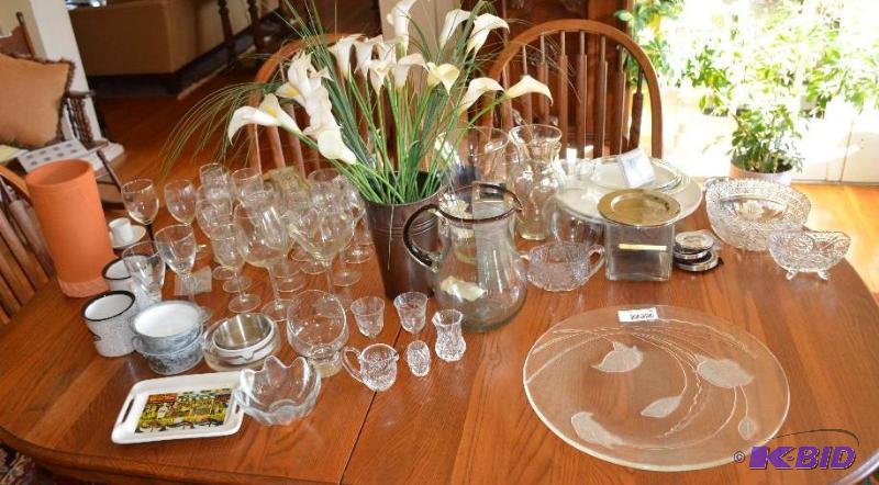 lot 97 image: Wine glasse collection from winerys around t...