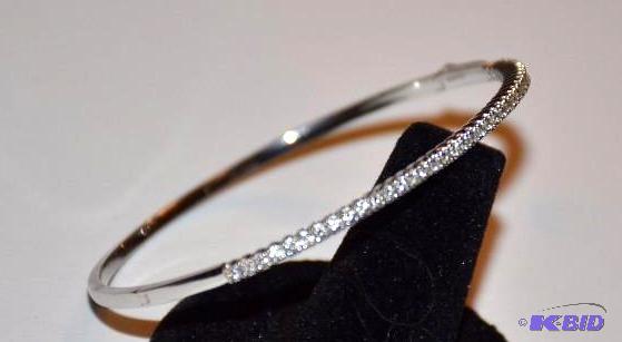 lot 13 image: 18k Gold Diamond Bracelet by SPARK- Spark jew...