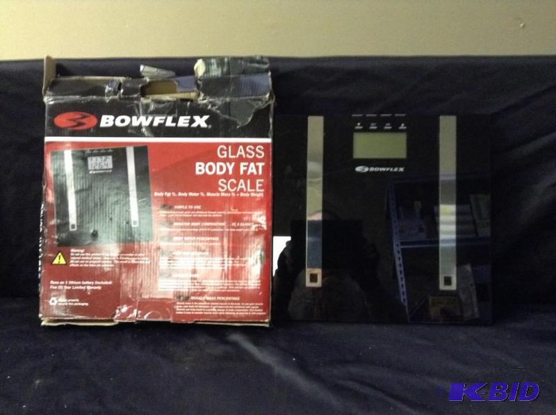 lot 25 image: Bowflex Glass Body Fat Scale