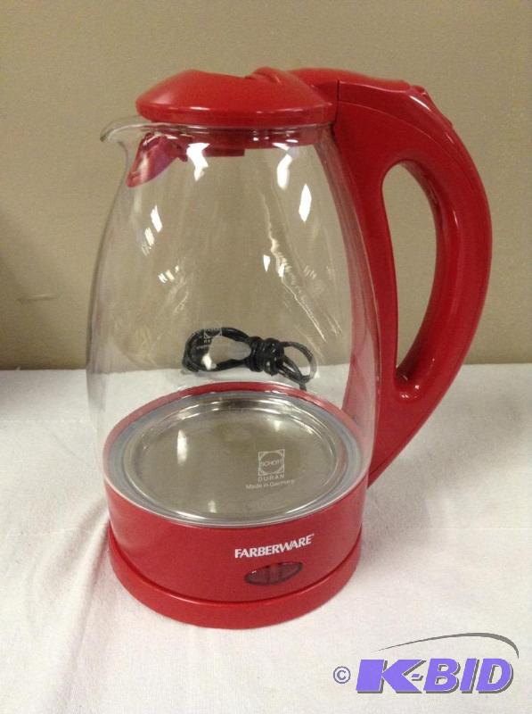 Farberware Electric Glass Kettle November Consignment 2 KBID
