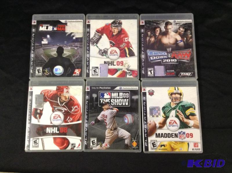 lot 36 image: 6 PS3 Video Games