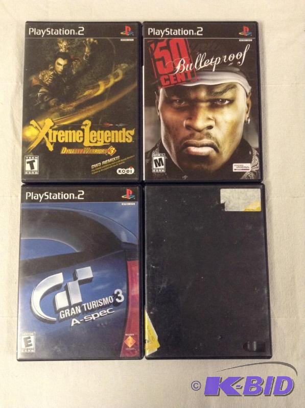 lot 39 image: (4) PlayStation 2 Video Games