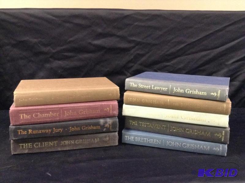 lot 44 image: Hardbound John Grisham Books