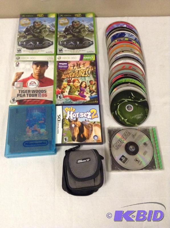 lot 52 image: X-Box, X-Box 360 & Nintendo Games