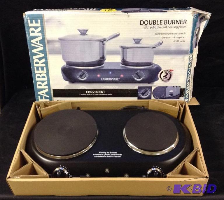 lot 65 image: Farberware Double Burner