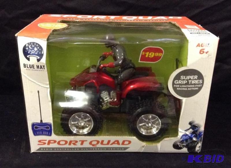 lot 7 image: Blue Hat Toy Co. RC Sport Quad