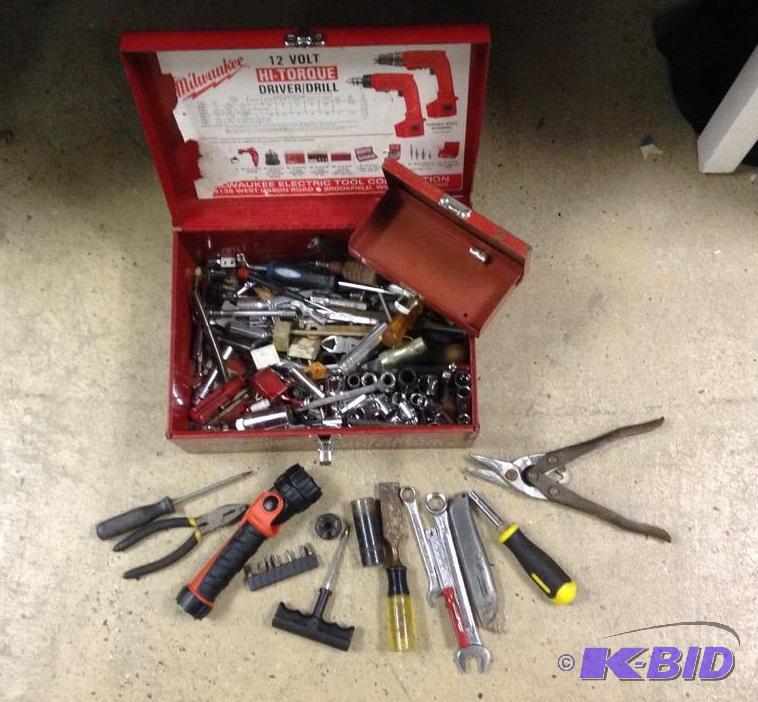 lot 79 image: Tool Box with Contents
