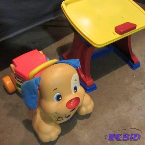 lot 103 image: PlaySchool Puppy & Desk
