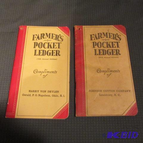 lot 13 image: John Deere Pocket Ledgers