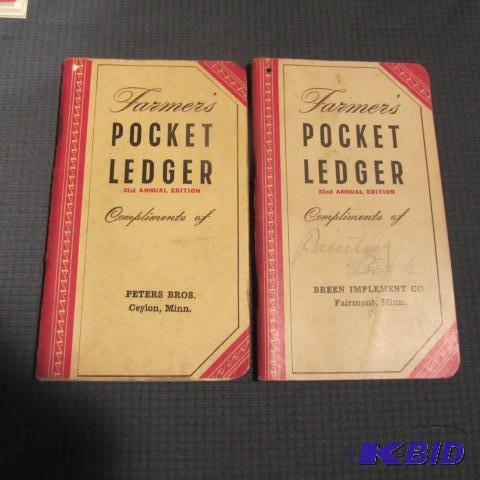 lot 14 image: John Deere Pocket Ledgers