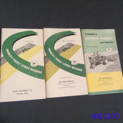 lot 20 image: John Deere Pocket Ledgers