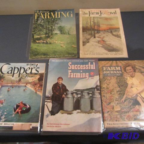 lot 26 image: Vintage Farm Magazines