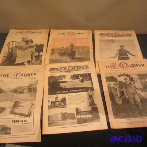 lot 33 image: Vintage Farm Newspapers