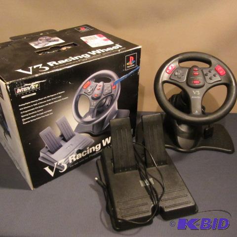 lot 57 image: V3 Racing Wheel for Playstation