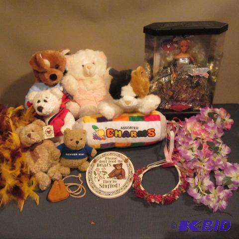lot 68 image: Barbie, Bears, Charms