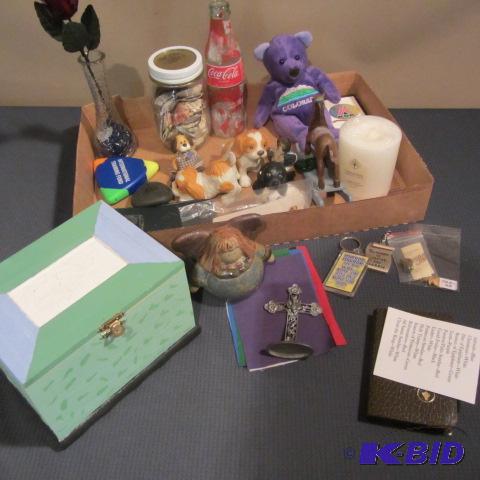 lot 79 image: Treasure Chest, Rose, Candle