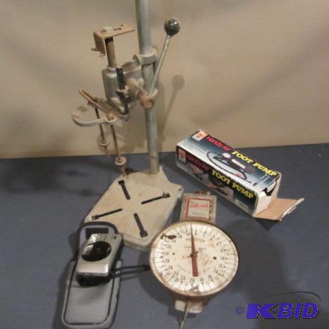lot 89 image: Drill Stand, Scale, Camera