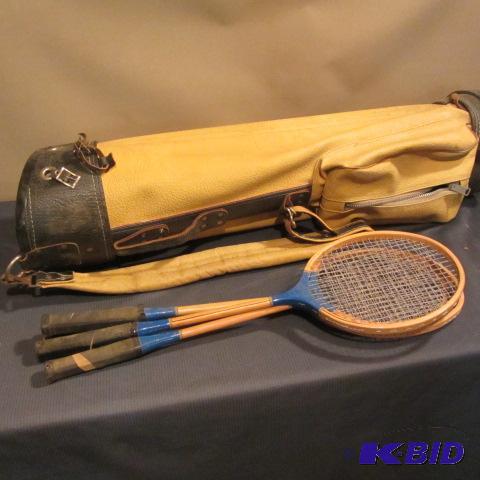 lot 92 image: Golf Club Bag, Racquets
