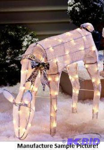 lot 1 image: Lit Doe - 24" h x 36" l - Has movin...