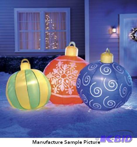 lot 111 image: Three Piece Ornaments Inflatable -&nbspAdd c...