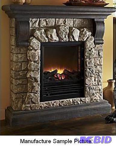 Electric Faux Stone Fireplace - Decorative de...