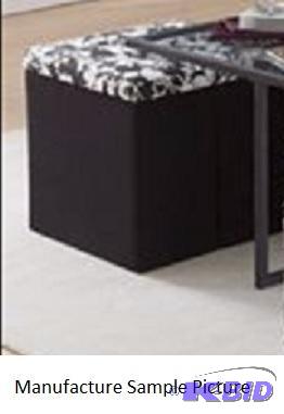 Solid Black Collapsible Cubes - Set has 2 cub...