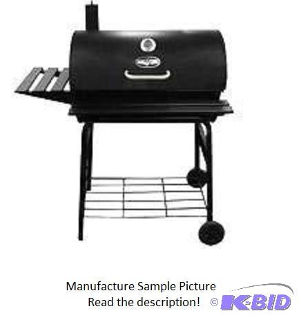 lot 1 image: Rivergrille 30" Barrel Grill and Smoker ...