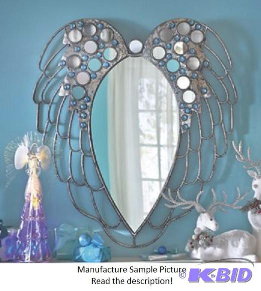 lot 26 image: Jeweled Wings Wall Mirror - Small mirrors and...