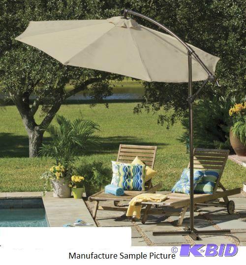 lot 31 image: Beige Exclusive Offset Umbrella - Offset, til...