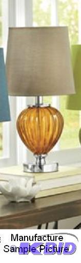 lot 72 image: Glasgow Table Lamp - Amber - Our Glasgow Tabl...