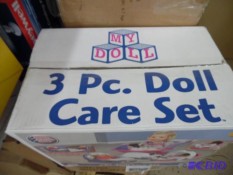 my doll 3 pc doll care set