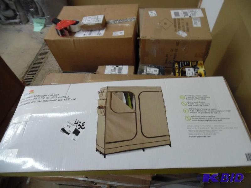 60 Double Door Storage Closet