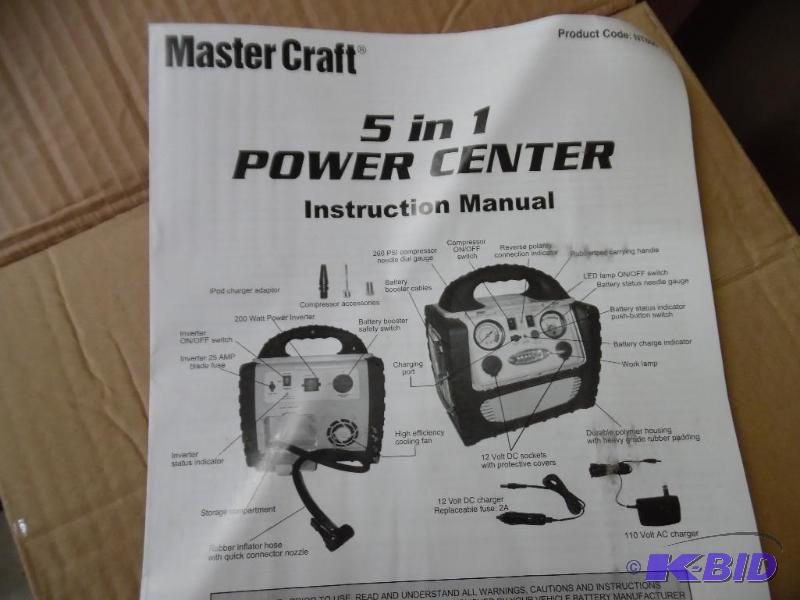 Mastercraft 5 in 1 Power Center