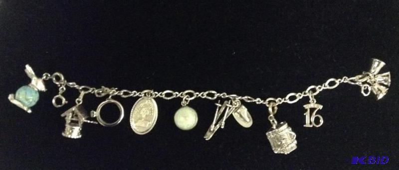 Sterling Charm Bracelet